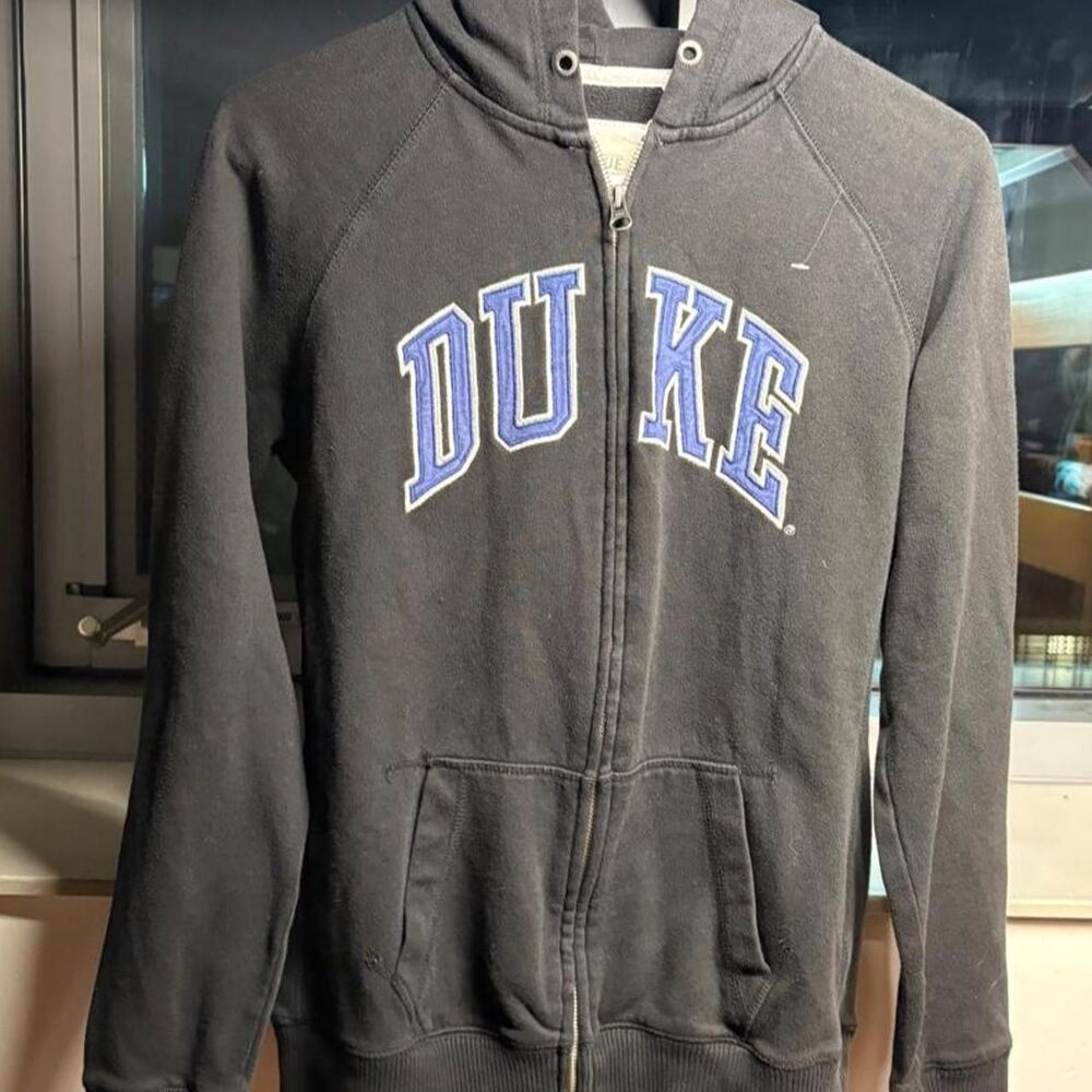 Super crazy vintage retro Y2K tuff af Duke University zip up hoodie